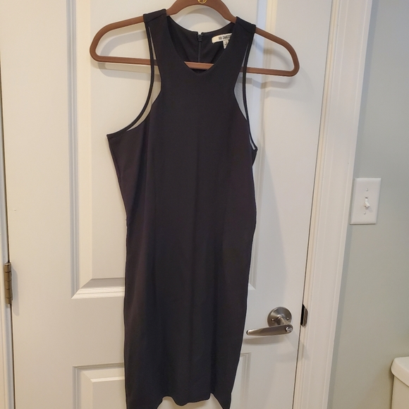 NWT BB Dakota Black Dress w Mesh Detail - Picture 1 of 5